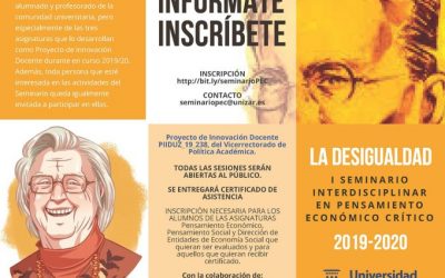 I Seminario interdisciplinar en Pensamiento Económico Crítico