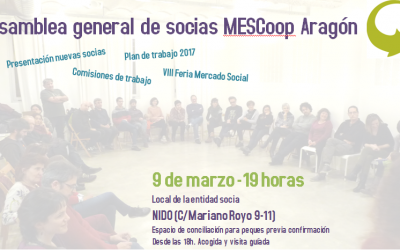 9 de marzo Asamblea General MESCoop Aragón