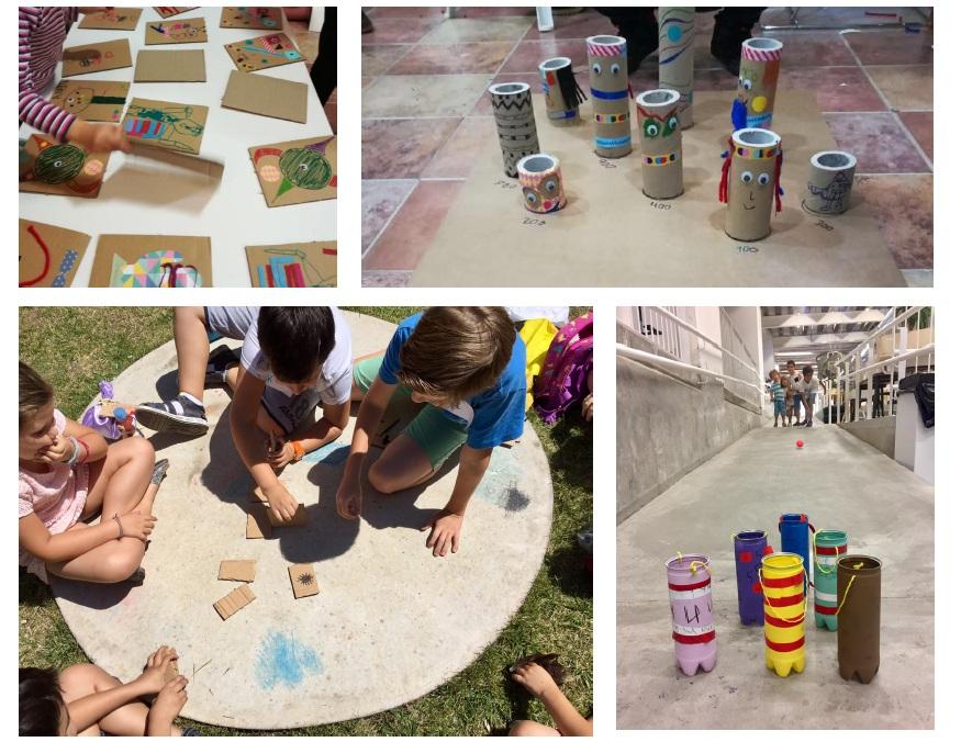 Taller de juegos tradicionales con materiales reutilizados ...