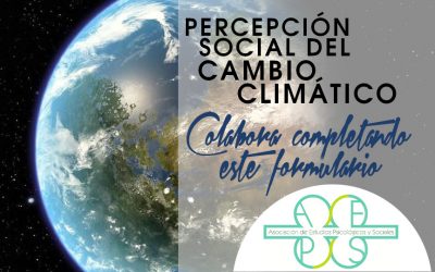 Participa en este cuestionario sobre la percepción social del cambio climático