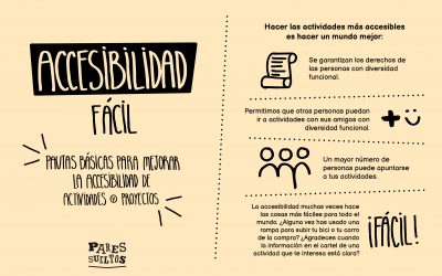 Taller “Accesibilidad fácil” por Pares Sueltos