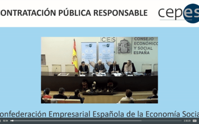 CEPES publica en vídeo la Jornada sobre Contratación Pública y Economía Social