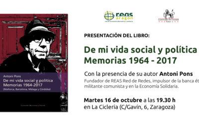 Presentación del libro “De mi vida social y política Memorias 1964-2017” de Antoni Pons