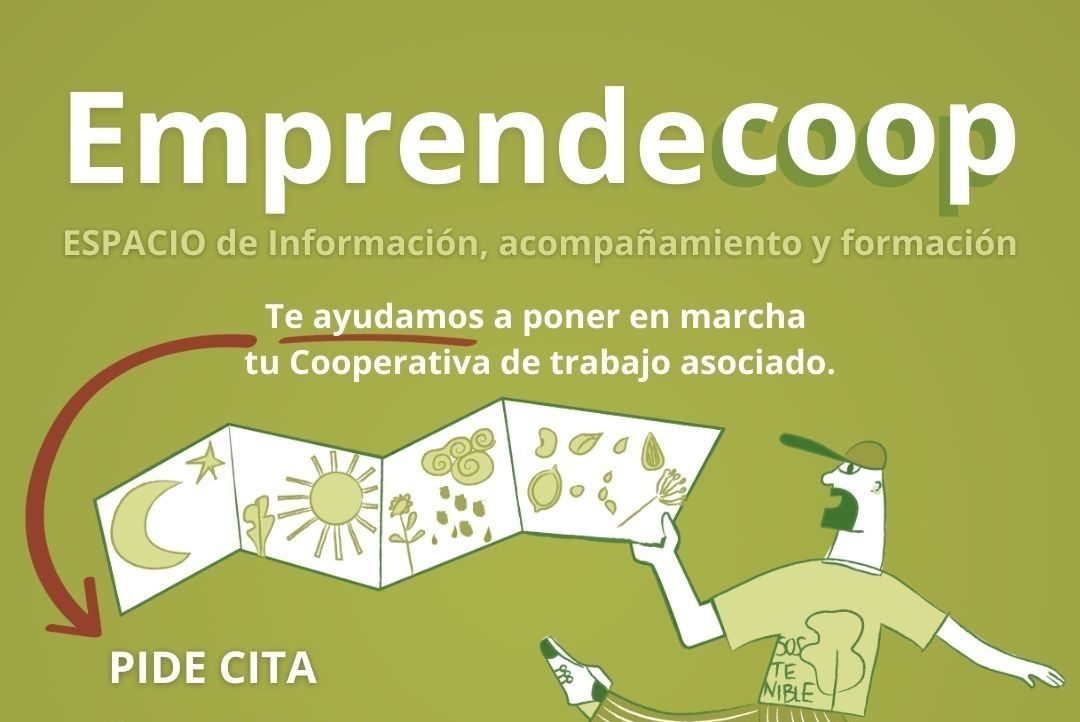 EMPRENDECOOP espacio de información, orientación formación y acompañamiento para el emprendimiento colectivo a través de la figura de la Cooperativas de trabajo asociado.