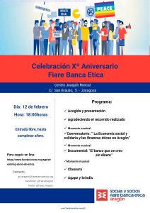 10 años de Banca Etica. Lo celebramos