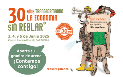 ¡Colabora en las 30 Jornadas de Economía Solidaria de REAS Aragón!